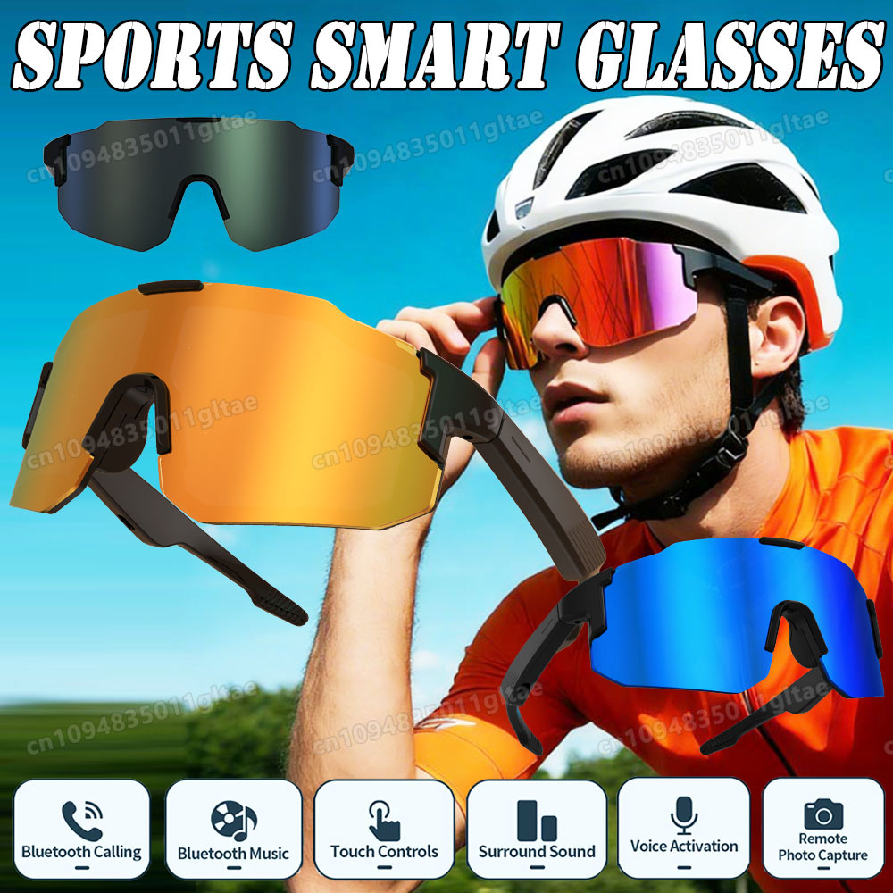 Audio Music Bluetooth - Cycling Smart Glasses Camera Bluetooth Call