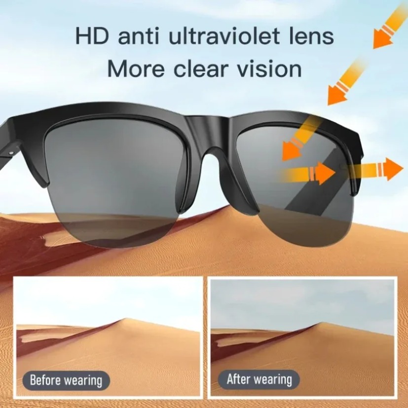 Audio Music Bluetooth - Bluetooth Sunglasses with Wireless Audio Function