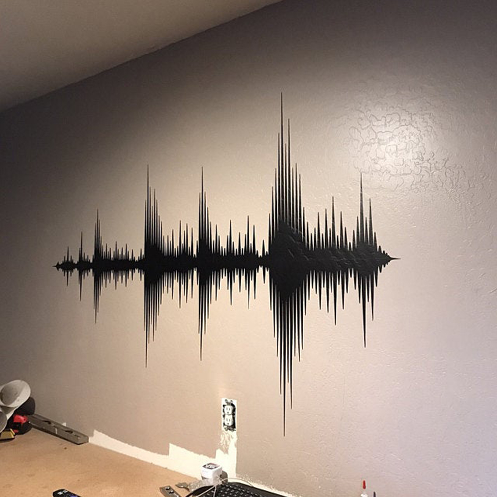 Audio Wave Wall Decal Sound Wa - Audio Music Remover บทวิจารณ์และราคา