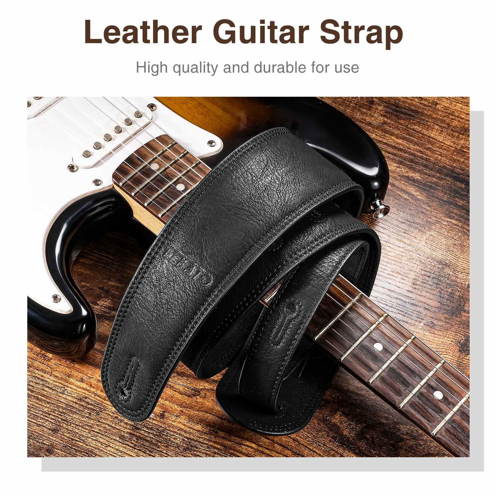 Lekato Artisan Leather Bass St - Guitar Strap Padded บทวิจารณ์และราคา