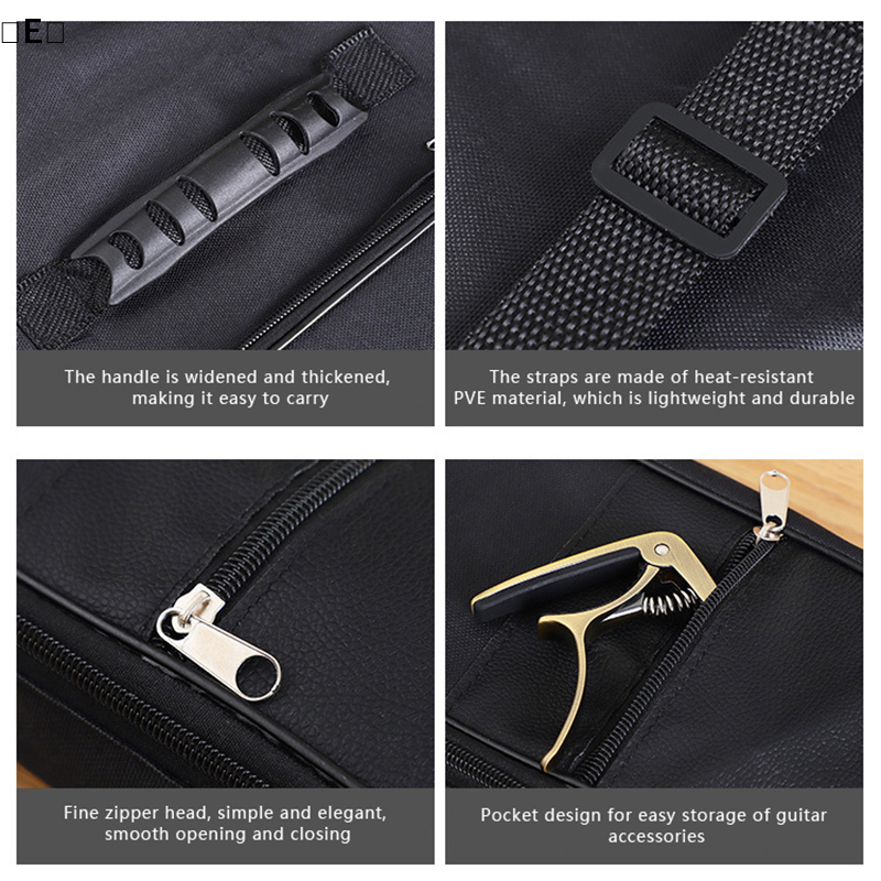 〔E〕41 Inch Portable Acoustic G - Guitar Strap Padded บทวิจารณ์และราคา