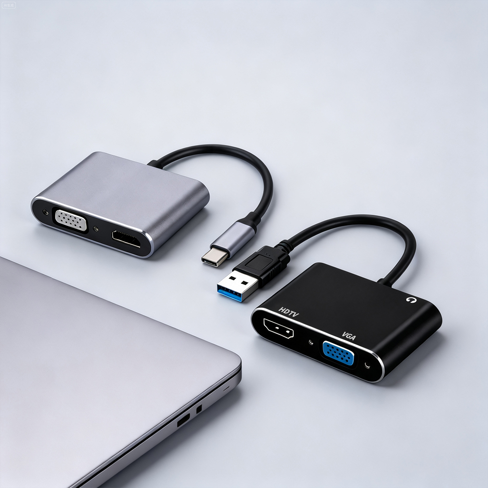 USB 3.0/TYPE-C to HDMI VGA Ada - Audio Music Splitter บทวิจารณ์และราคา