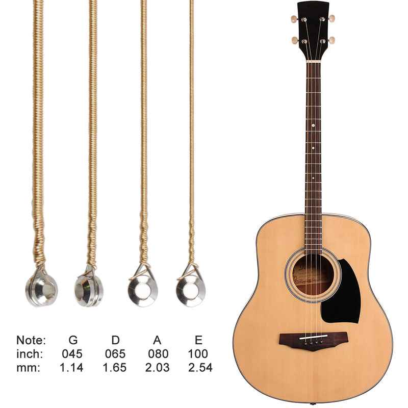4 Strings Acoustic Bass  ANTI- - Bass Guitar Strings บทวิจารณ์และราคา