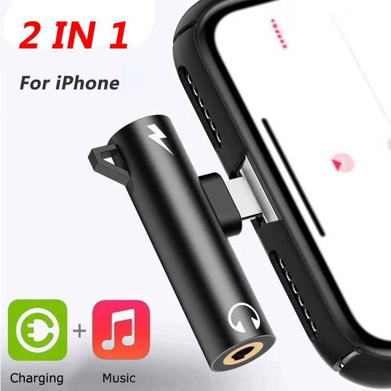 2 In1 Adapter Splitter For iPh - Audio And Music Splitter บทวิจารณ์และราคา