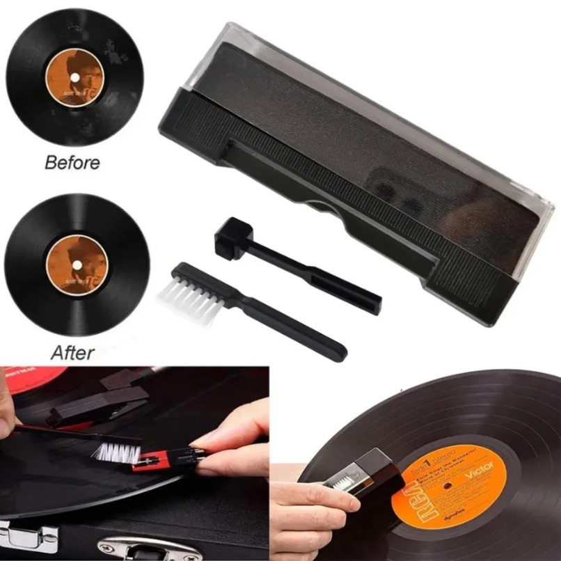 Antistatic Vinyl Record Cleane - Audio Music Remover บทวิจารณ์และราคา