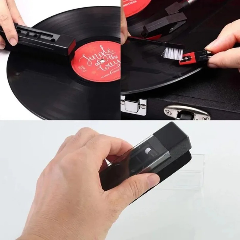 Antistatic Vinyl Record Cleane - Audio Music Remover บทวิจารณ์และราคา