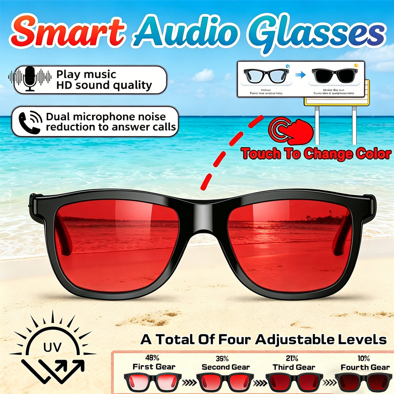 Smart Audio Glasses Color Chan - Audio Music Arabic บทวิจารณ์และราคา