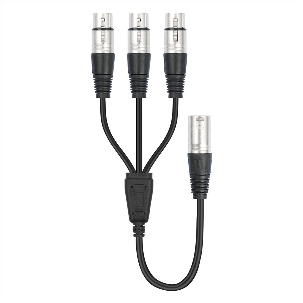 (PQWN) 3Pin XLR Male to 3 Fema - Audio Music Splitter บทวิจารณ์และราคา