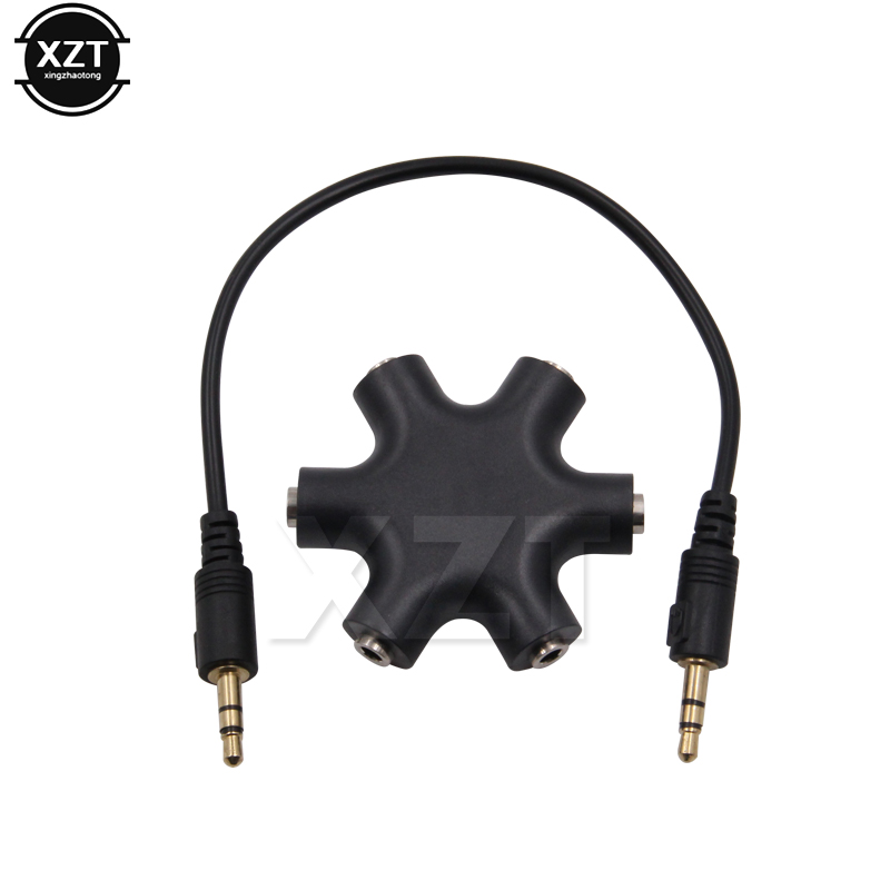 3.5mm Jack Earphone Audio Spli - Audio And Music Splitter บทวิจารณ์และราคา