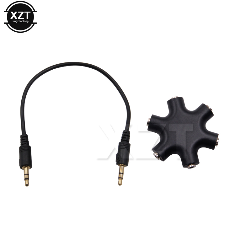3.5mm Jack Earphone Audio Spli - Audio And Music Splitter บทวิจารณ์และราคา