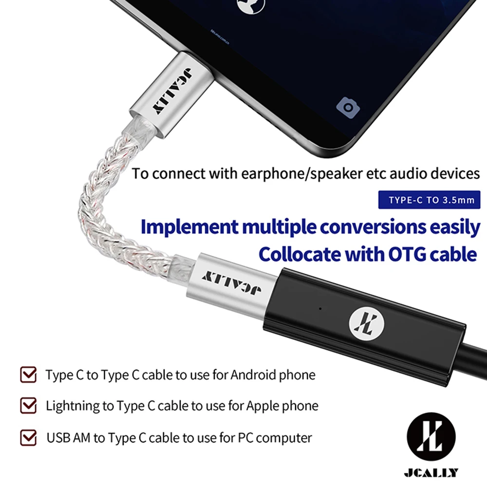 JCALLY AP7 Portable DAC Amplif - Headphone Amplifier Dac บทวิจารณ์และราคา