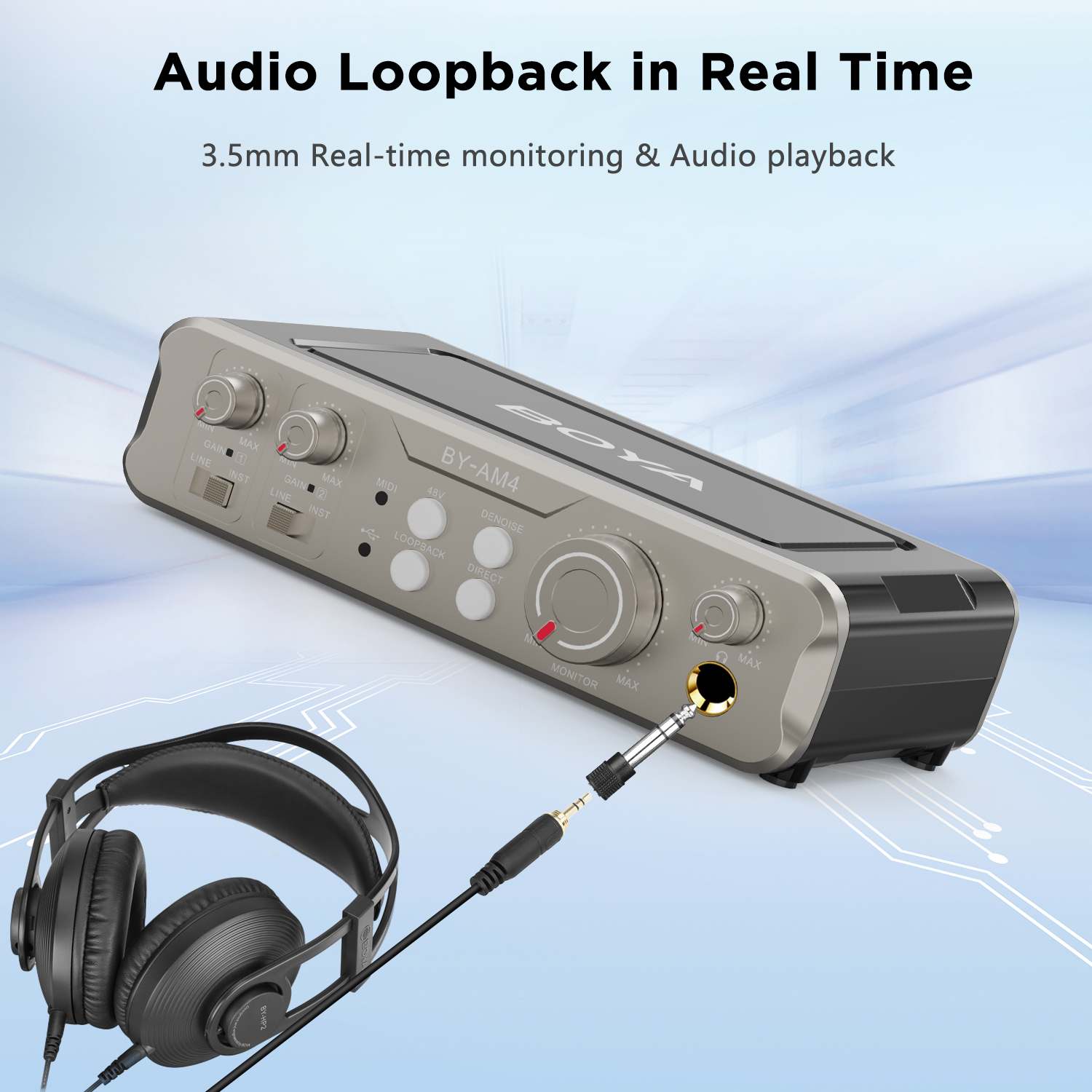 BOYA BY-AM4 Dual-Channel Audio - Audio Music By บทวิจารณ์และราคา
