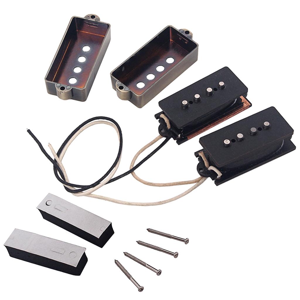 Bass Guitar Pickup Neck Bridge - Bass Guitar Strings บทวิจารณ์และราคา