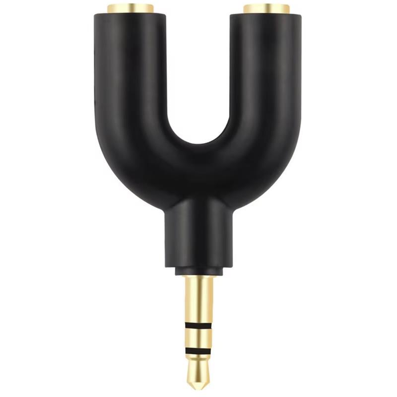 U Type Adapter Y Shape 3.5mm S - Audio And Music Splitter บทวิจารณ์และราคา