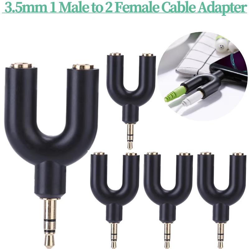 U Type Adapter Y Shape 3.5mm S - Audio And Music Splitter บทวิจารณ์และราคา