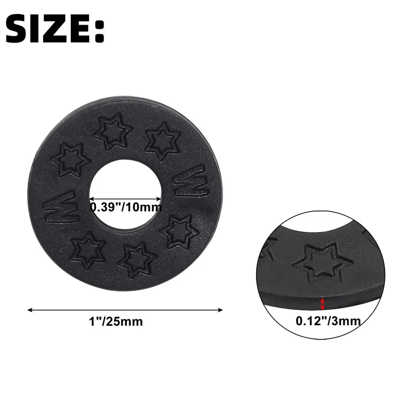 10 Pcs Guitar Rubber Strap Loc - Guitar Strap Padded บทวิจารณ์และราคา