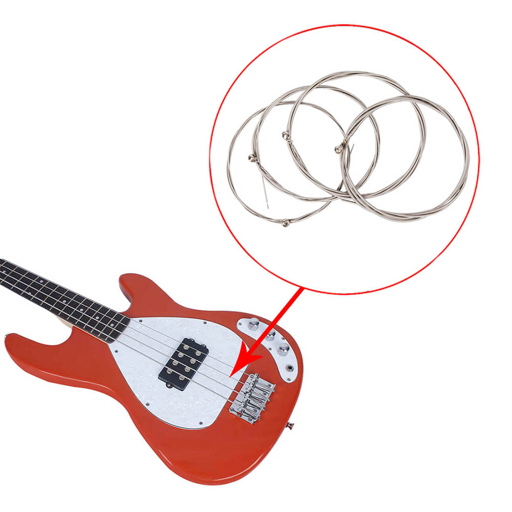 IRIN 4Pcs  4-String Bass Guita - Bass Guitar Strings บทวิจารณ์และราคา