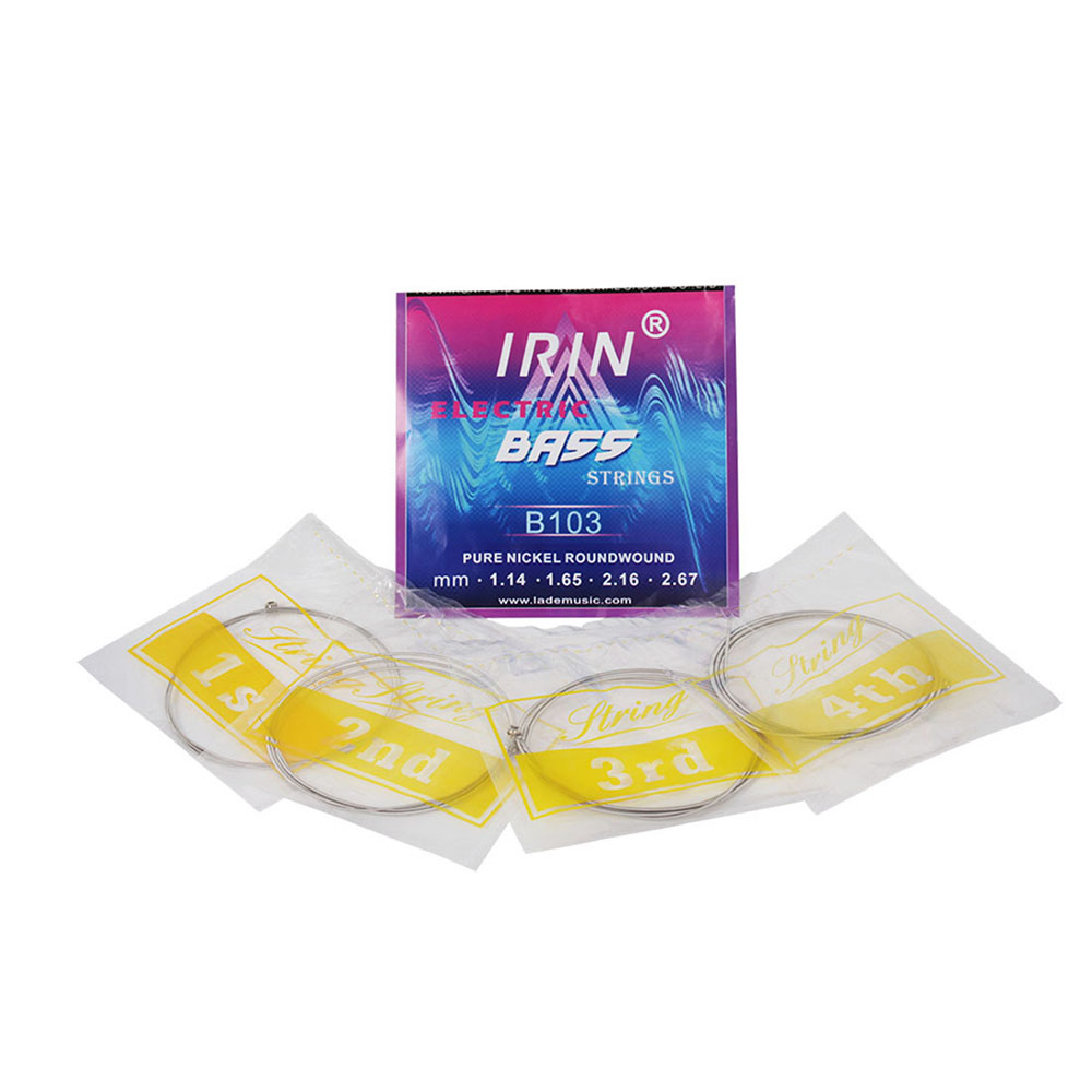 IRIN 4Pcs  4-String Bass Guita - Bass Guitar Strings บทวิจารณ์และราคา