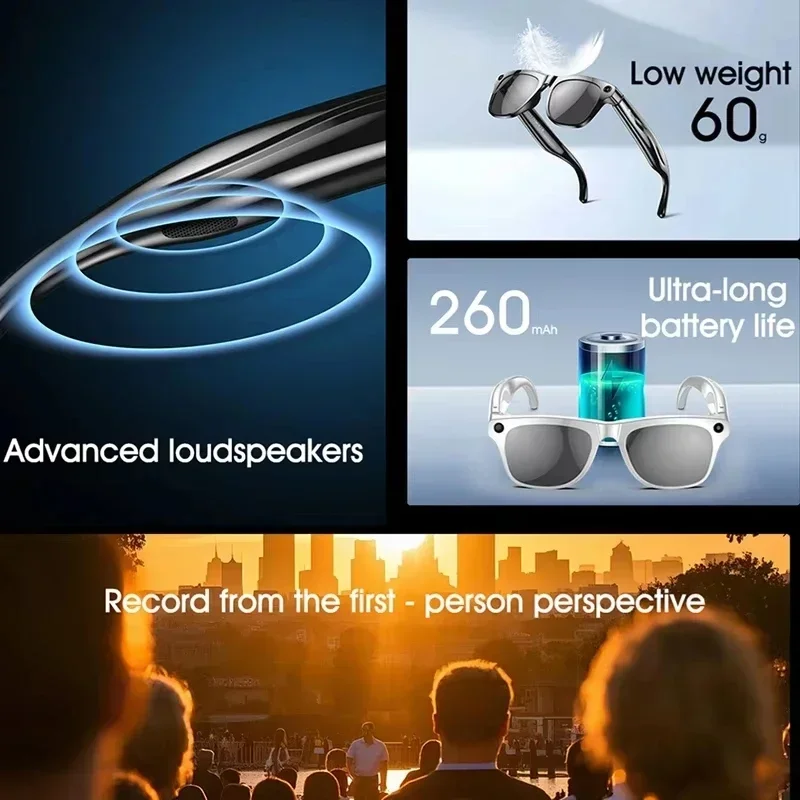 Lenovo 8K Vision AI Eyeglasses - Audio Music Bluetooth บทวิจารณ์และราคา