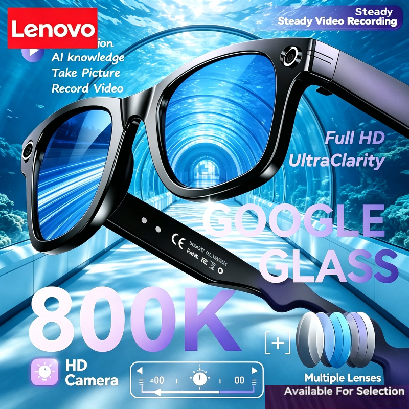 Lenovo 8K Vision AI Eyeglasses - Audio Music Bluetooth บทวิจารณ์และราคา