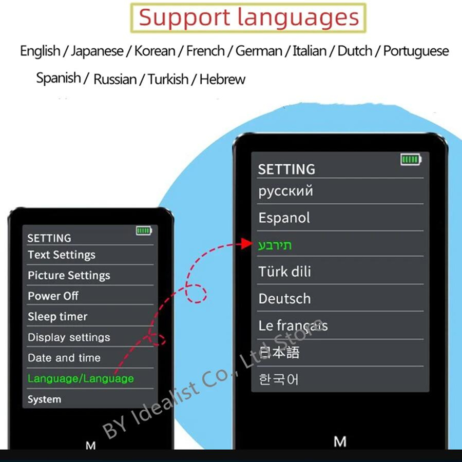 64gb MP3 Player With Bluetooth - Audio Music By บทวิจารณ์และราคา