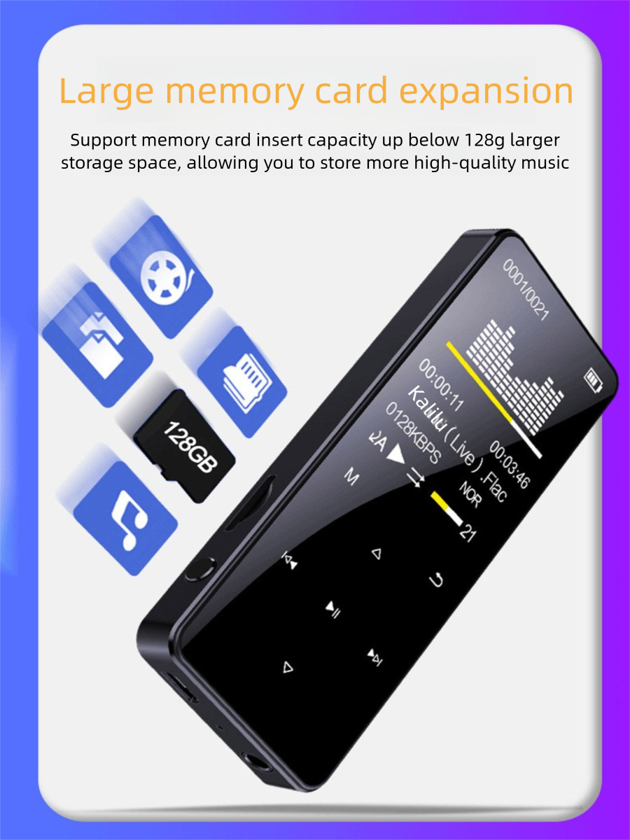64gb MP3 Player With Bluetooth - Audio Music By บทวิจารณ์และราคา