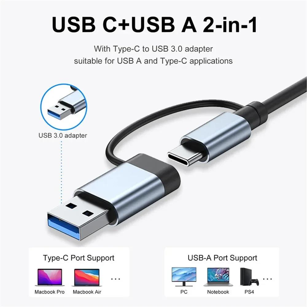 Type C Hub USB Splitter 8 In 1 - Audio Music Splitter บทวิจารณ์และราคา