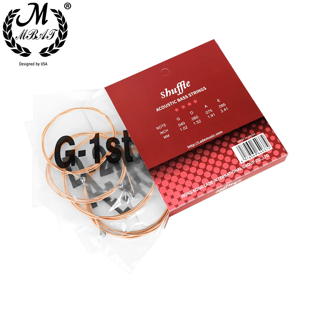 M MBAT Acoustic Bass Strings 4 - Bass Guitar Strings บทวิจารณ์และราคา