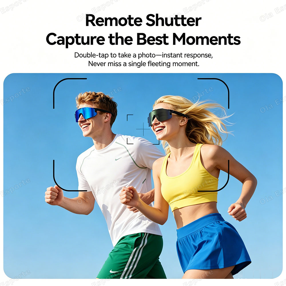 Cycling Smart Glasses Camera B - Audio Music Bluetooth บทวิจารณ์และราคา