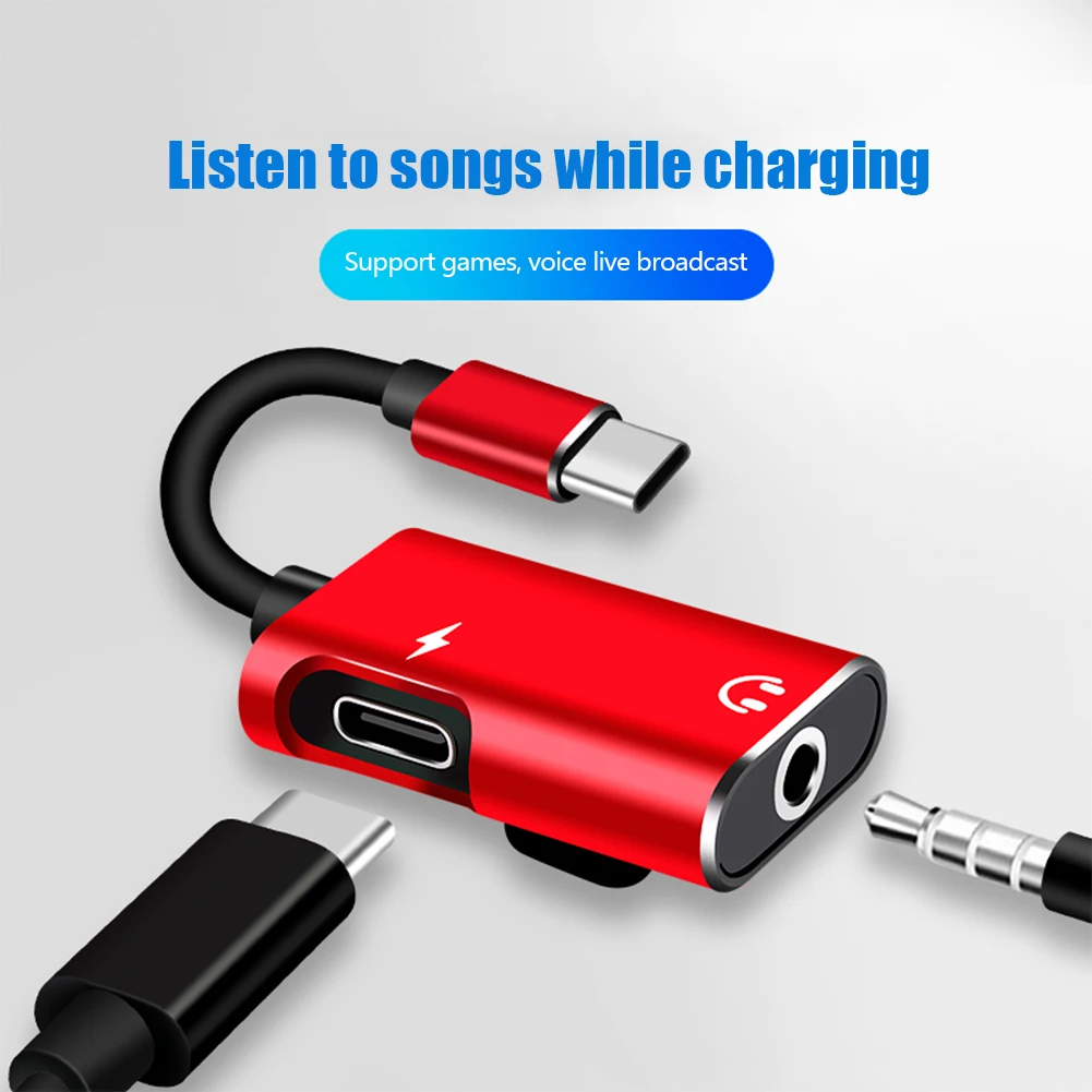 2-in-1 USB-C to 3.5mm Jack Ada - Audio Music Splitter บทวิจารณ์และราคา