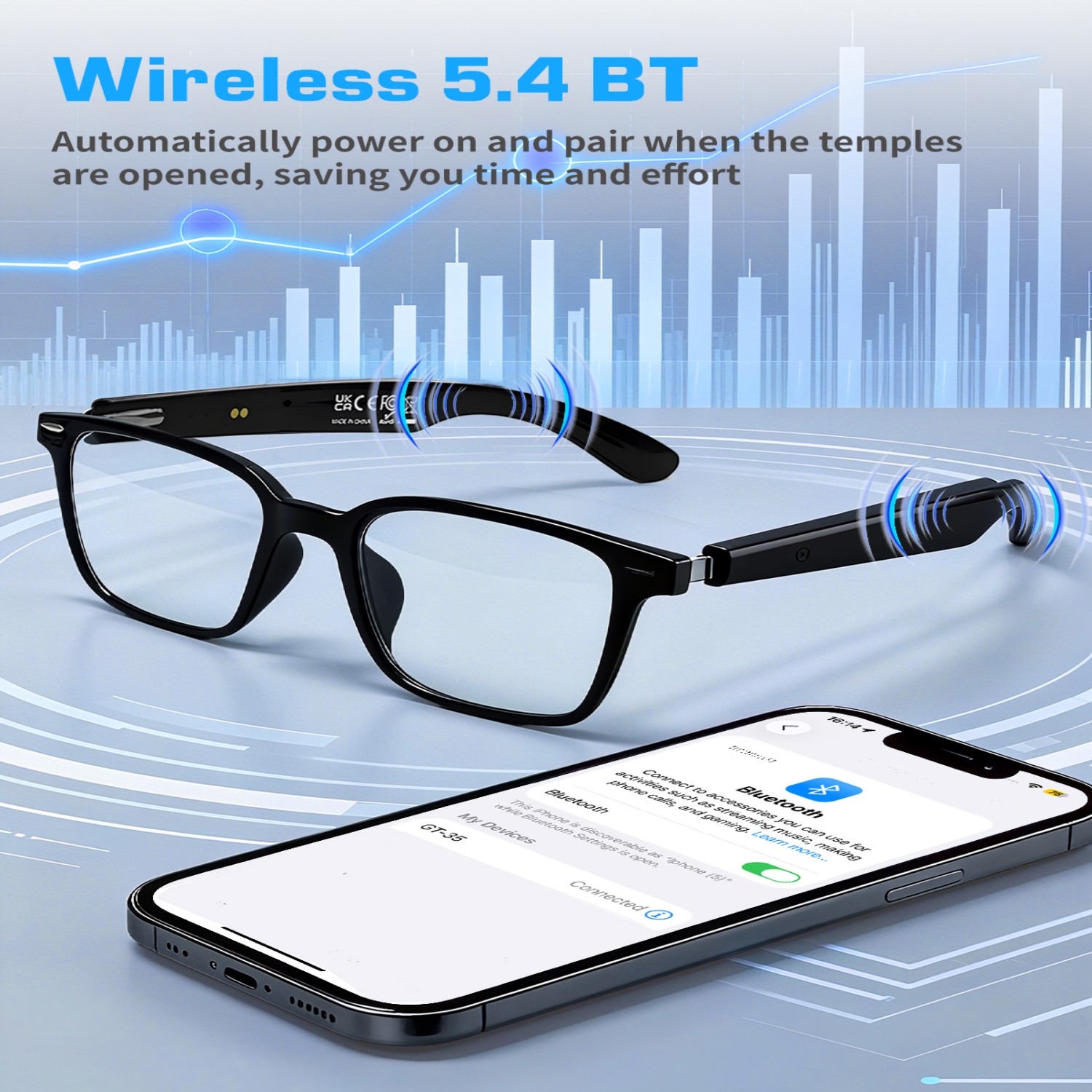 GT35 Smart Glasses with AI Tra - Audio Music Ai บทวิจารณ์และราคา
