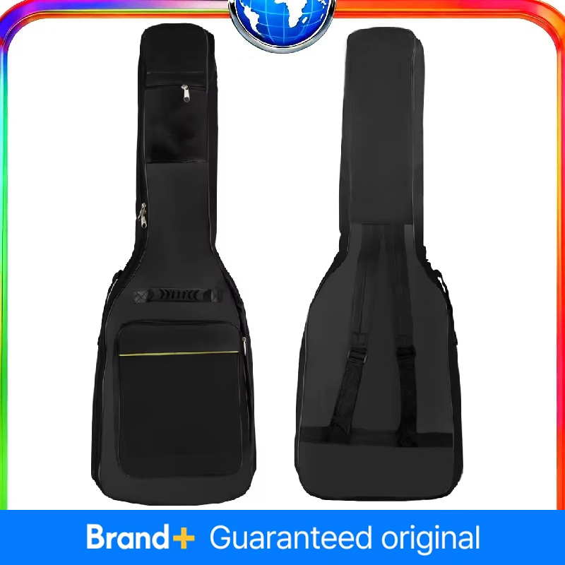 Black Electric Guitar Gig Bag  - Guitar Strap Padded บทวิจารณ์และราคา