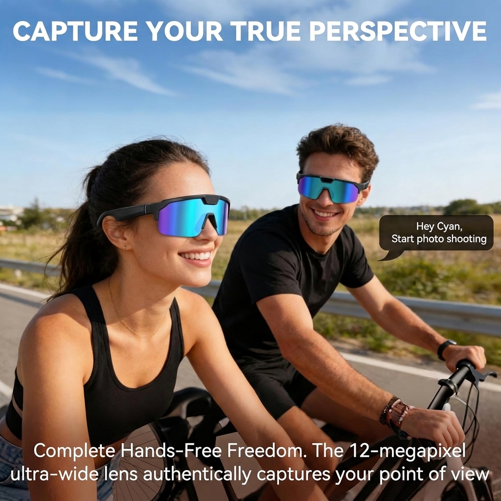 2026 New AI Smart Sports Glass - Audio Music Bluetooth บทวิจารณ์และราคา