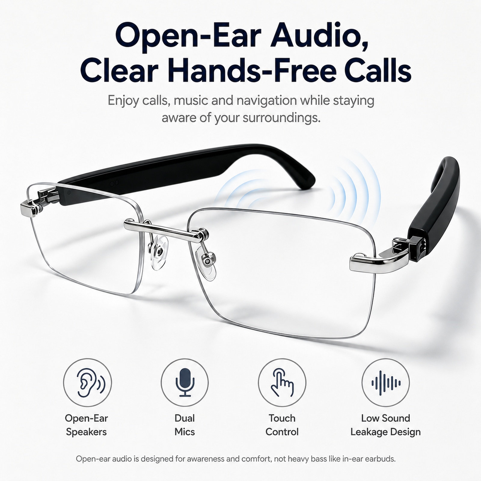 Bluetooth Smart Sunglasses, Ph - Audio Music Bluetooth บทวิจารณ์และราคา