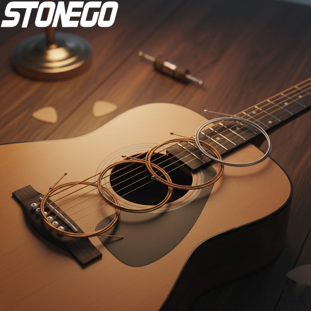 Acoustic Guitar Strings Set 6  - Bass Guitar Strings บทวิจารณ์และราคา