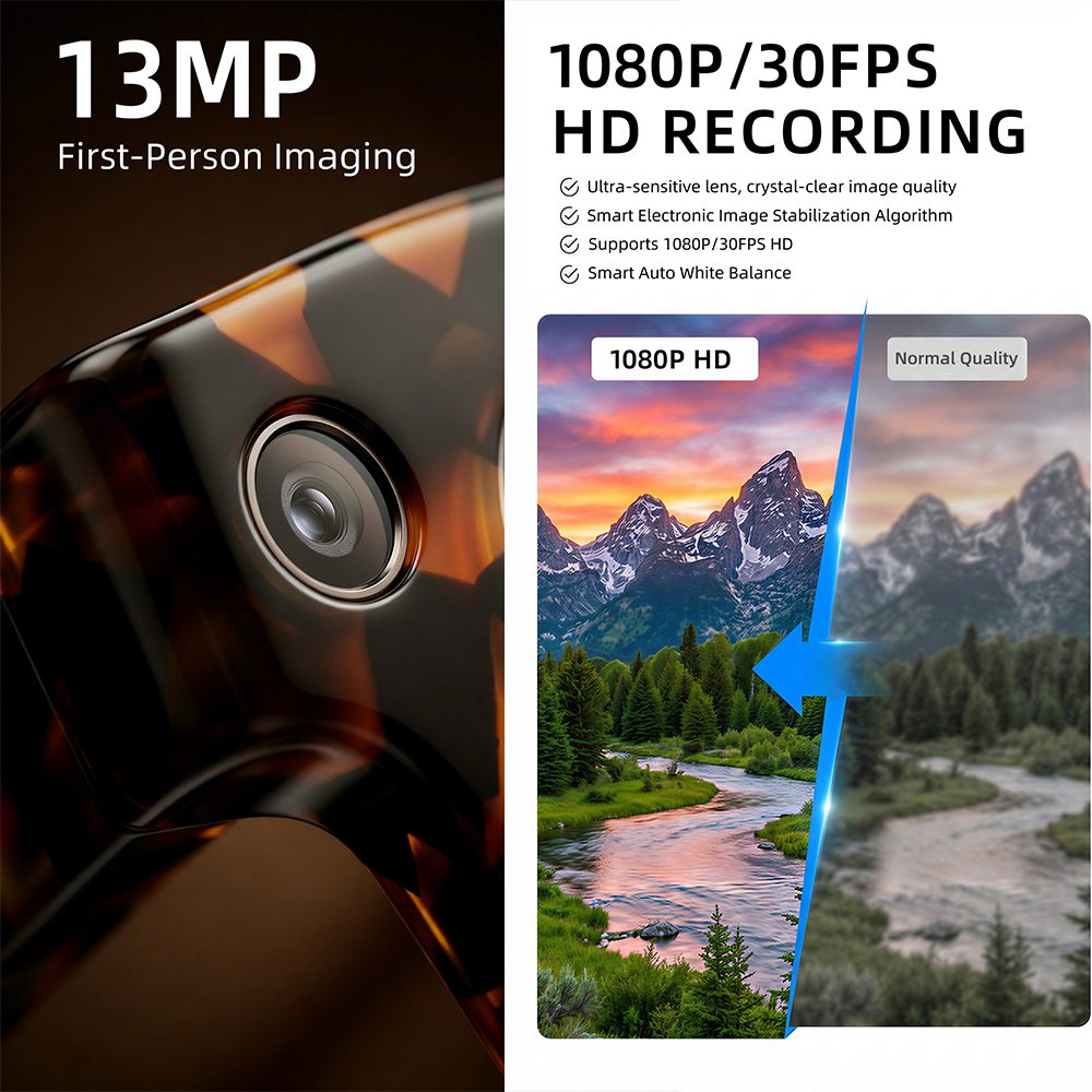 G600 Pro AI Smart Glasses 13MP - Audio Music Bluetooth บทวิจารณ์และราคา