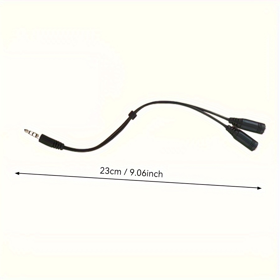 3.5mm Stereo Audio 1Male to 2  - Audio Music Splitter บทวิจารณ์และราคา