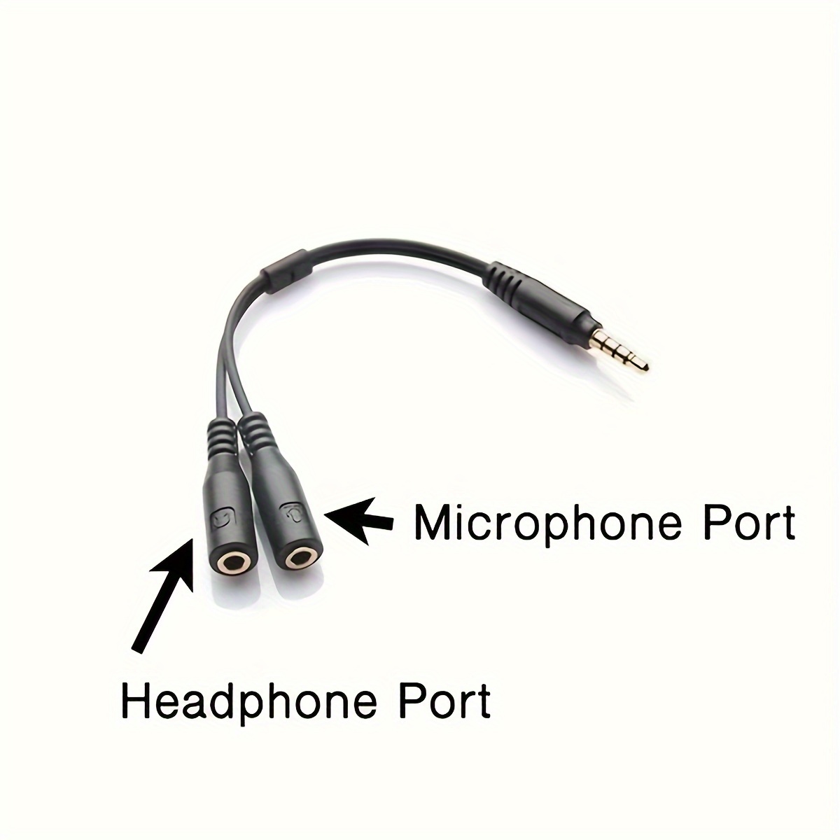 3.5mm Stereo Audio 1Male to 2  - Audio Music Splitter บทวิจารณ์และราคา