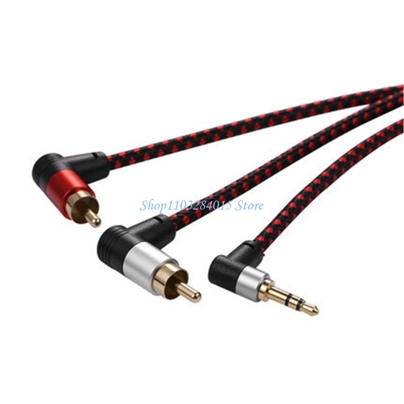 R6FF 90° RCA Cable Jacks 3.5mm - Audio And Music Splitter บทวิจารณ์และราคา