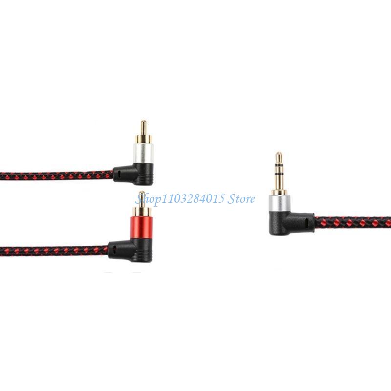 R6FF 90° RCA Cable Jacks 3.5mm - Audio And Music Splitter บทวิจารณ์และราคา