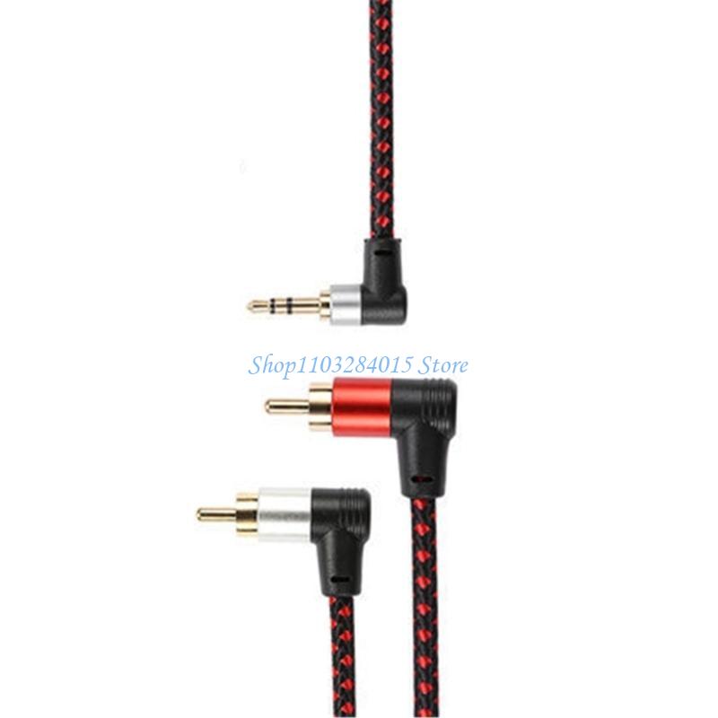 R6FF 90° RCA Cable Jacks 3.5mm - Audio And Music Splitter บทวิจารณ์และราคา