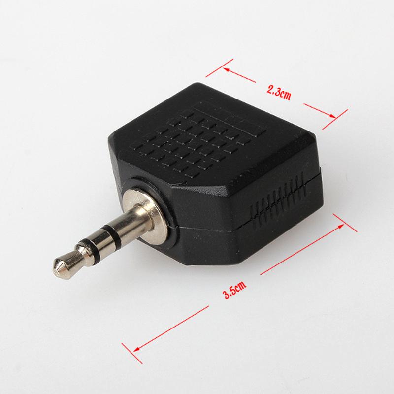 Audio Earphone Splitter Adapte - Audio And Music Splitter บทวิจารณ์และราคา
