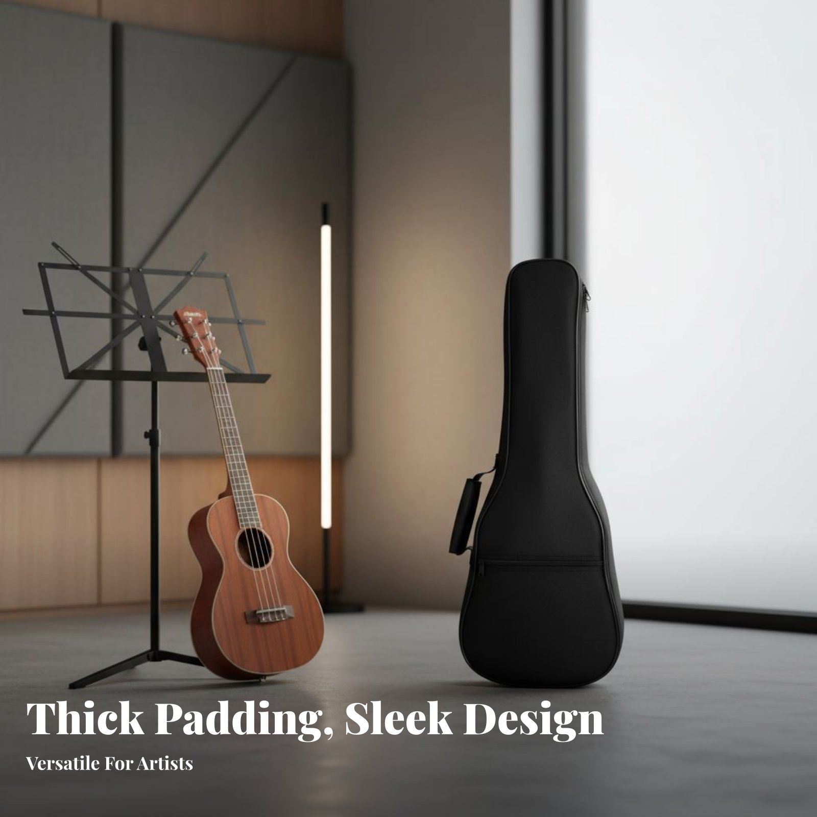 Ukulele Backpack Thick Padding - Guitar Strap Padded บทวิจารณ์และราคา
