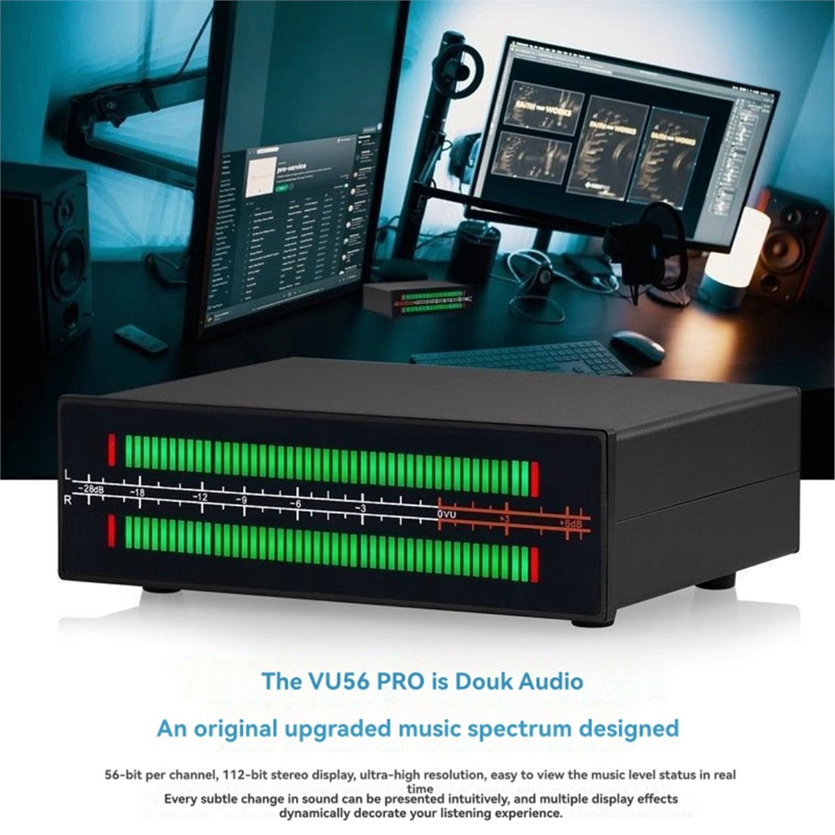 A40I VU56-PRO Dual Channel Mus - Audio And Music Splitter บทวิจารณ์และราคา
