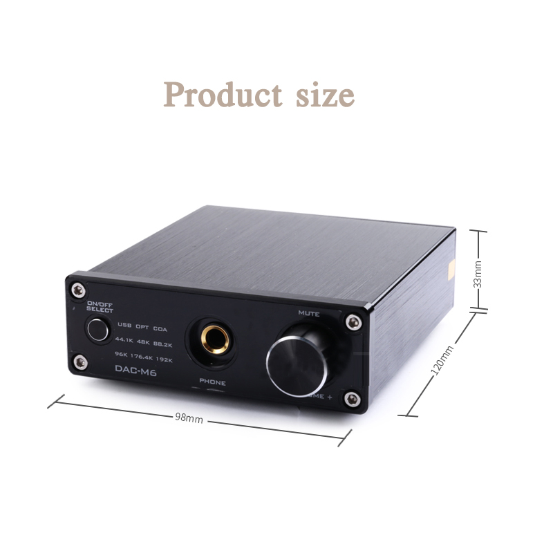 HIFI decoder audio converter D - Headphone Amplifier Dac บทวิจารณ์และราคา