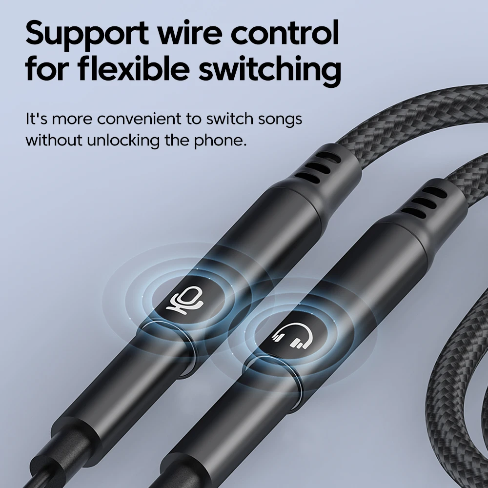 Type C Male To 3.5MM Jack Audi - Audio And Music Splitter บทวิจารณ์และราคา