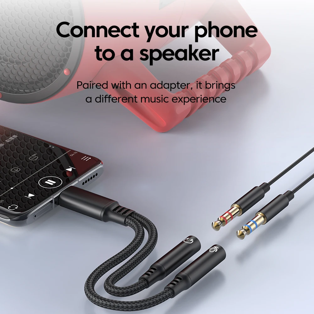 Type C Male To 3.5MM Jack Audi - Audio And Music Splitter บทวิจารณ์และราคา