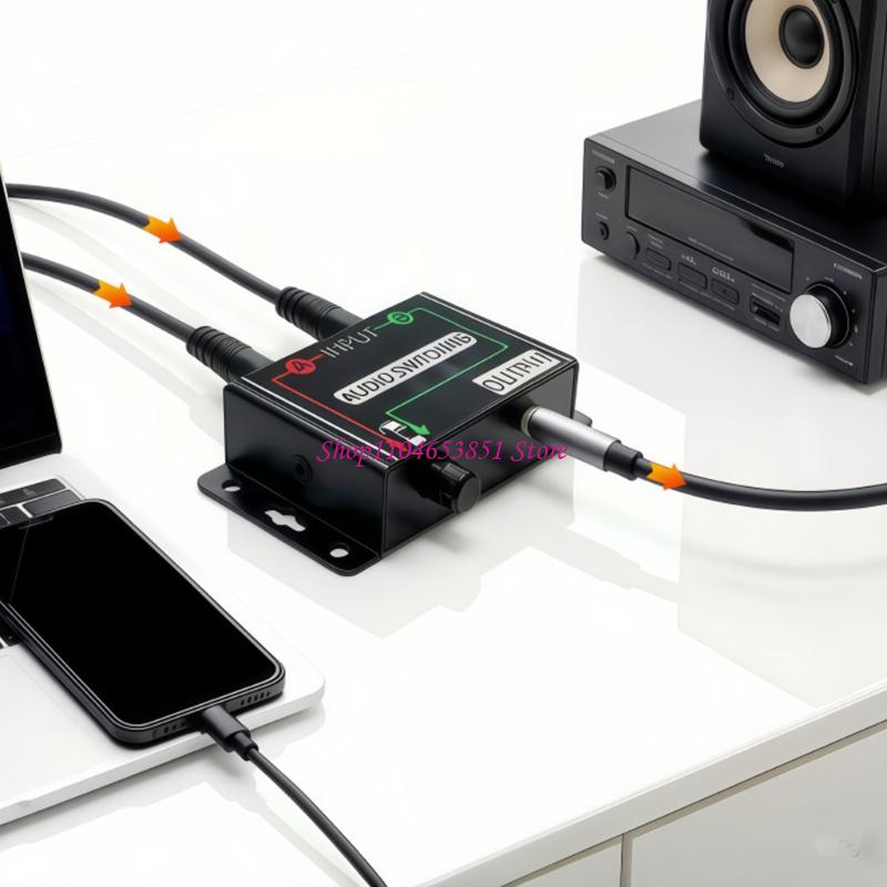 Metal 3.5Mm Auditory Switcher  - Audio And Music Splitter บทวิจารณ์และราคา