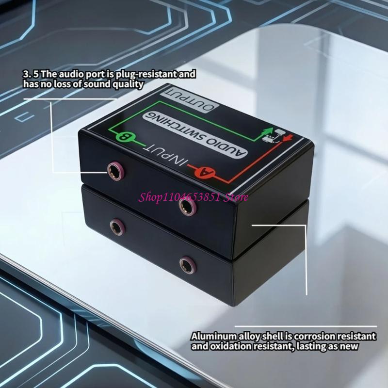 Metal 3.5Mm Auditory Switcher  - Audio And Music Splitter บทวิจารณ์และราคา