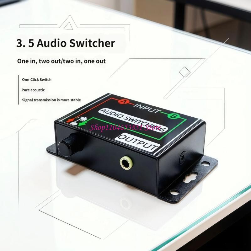 Metal 3.5Mm Auditory Switcher  - Audio And Music Splitter บทวิจารณ์และราคา